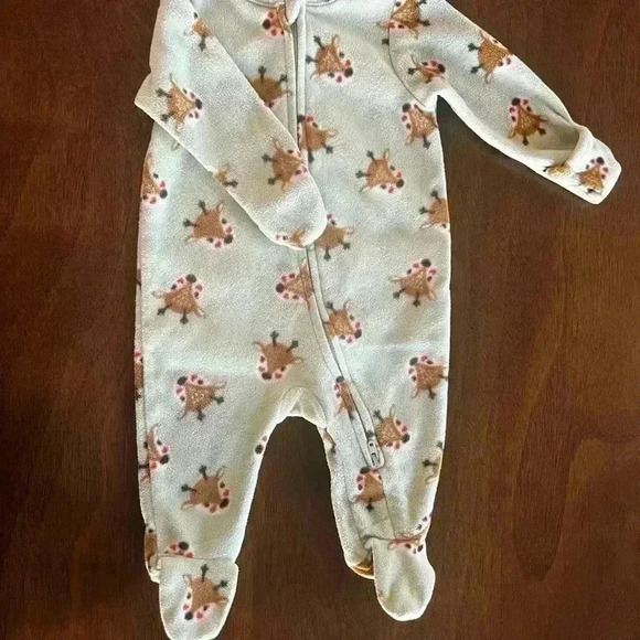 OLD NAVY. Lot of 3 Baby Boy Pajamas Long Sleeve 0-3 Months - Picture 13 of 16